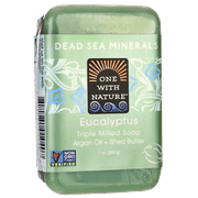 One With Nature Dead Sea Minerals Triple Milled Bar Soap - Eucalyptus