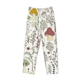 thumbnail image 4 of Balery Men'S Colorful Mushrooms And Plants Pants,Sleepwear Pants,Pajama Pants,Pj Bottoms Drawstring And Pockets-Medium, 4 of 9