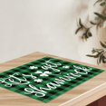 thumbnail image 5 of Kitchen Placemat St. Patricks'S Day Placemat Irish Plaid English Decorative Table Runner Insulated Tablecloth, Kitchen Placemat, 5 of 5