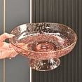 thumbnail image 5 of Hauiodp Decorative Pedestal Bowl, Glass Fruit Bowl, Decorative Glass Bowl, Storage Baskets Stand Organization, Snacks Fruit Basket Bowl for Kitchen Table Centerpiece Home Decor, 5 of 6