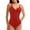 swimsuit 133#Red, variant on WAYUTE Womens One Piece Swimsuits Push Up Underwire Rash Guard Ruched High Waisted Tummy Control Bathing Suit