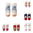 thumbnail image 1 of WEAIXIMIUNG Rends Baby Slipper Socks Christmas Toddler Fuzzy Socks Warm Non Winter Socks pack 6, 1 of 4