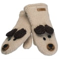 thumbnail image 1 of Teddy Bear Pilot Knit Mittens - OS, 1 of 1
