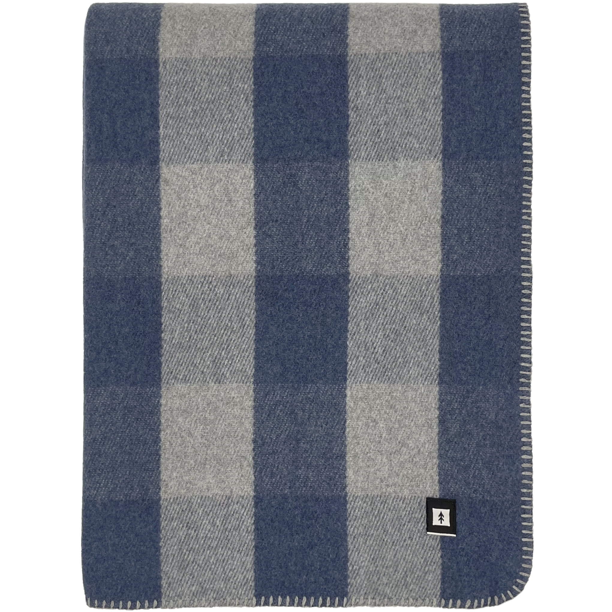 EKTOS Plaid Wool Blanket, 66" x 90", Wool Camping Blankets, Bonfire