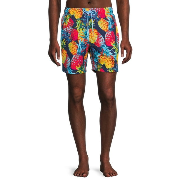 Men's Stretch Novelty Swim Trunks