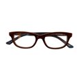 thumbnail image 3 of Electric Bessie Men's Ophthalmic Plastic Rectangle Eyeglass Frames, Model EV03104500, Driftwood, 49mm, 3 of 6