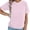 25-Pink, variant on CAIXAI Maternity T Shirts Women's Oversized Nursing Breastfeeding Shirts with Hidden Zipper Maternity Short Sleeve Nursing Tees