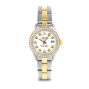 Pre Owned Rolex Datejust 6917 w/ White Diamond Dial 26mm Ladies Watch (Certified Authentic & Warranty Included)