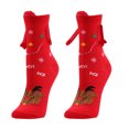thumbnail image 2 of Couple Holding Hands Socks,Funnys Magnetic Suction Doll Couple Socks,Funnys Socks For Children's, 2 of 5