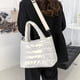 thumbnail image 5 of Mochila Tote Bag Bolso de Hombro Grande, Bolso de Mano Acolchado de Invierno Espacioso, Bolsa de Compras, para Oficina, Portátil, Plegable, Poliéster Resistente, para Viajes, 5 of 7