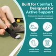 thumbnail image 2 of BraceAbility Plantar Fasciitis Compression Socks, Closed Toe, Heel and Arch Support, 1 Pair, Medium, 2 of 9