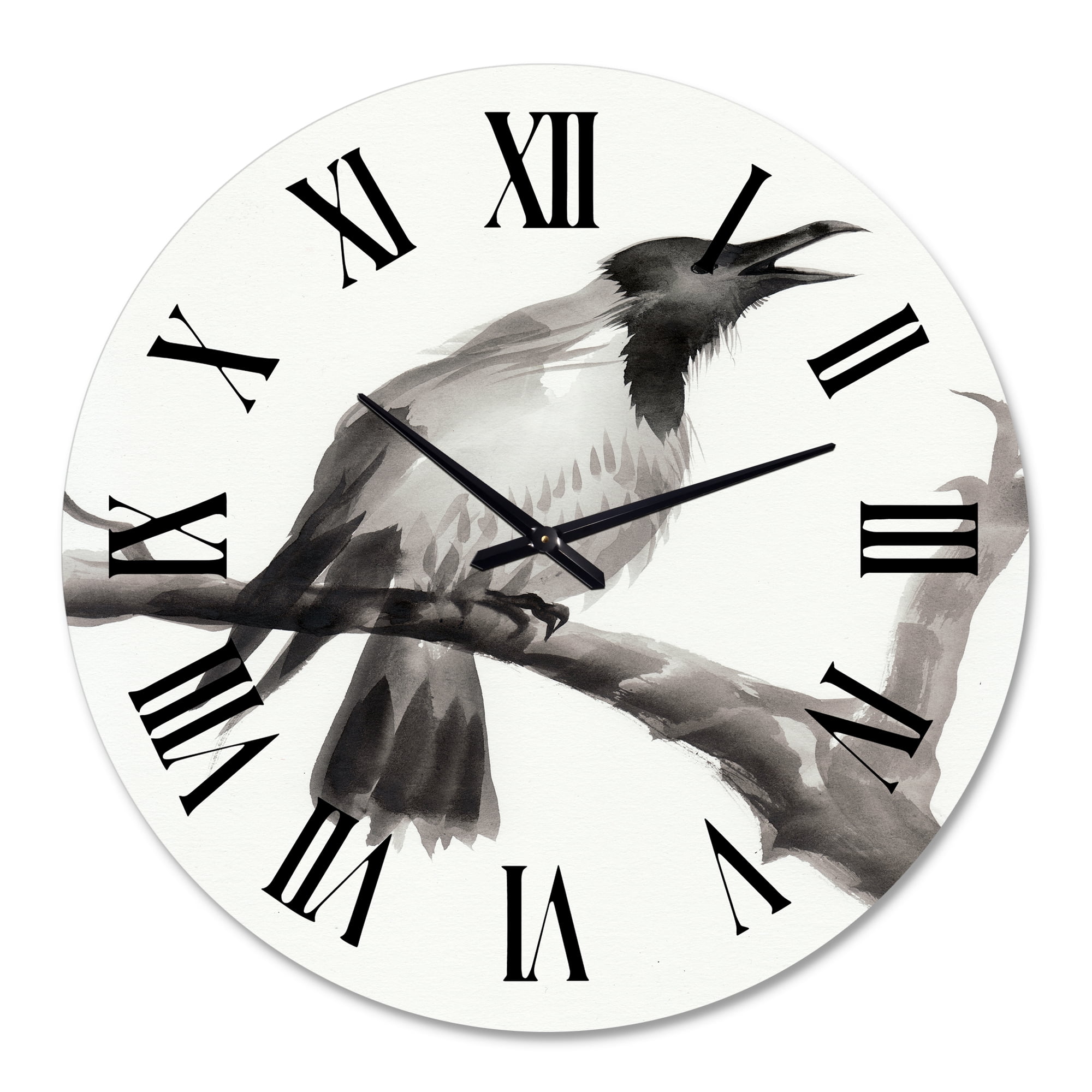 Designart 1 in Quartz Traditional Wall Clock