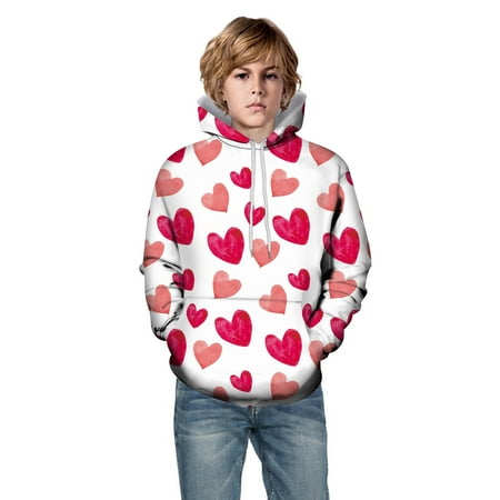 

Toddler Boys Hoodies Autumn And Winter Valentine s Day Casual Fashion New Hot Full Print Hoodie Trend For Children Sweatshirts