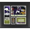 Xavier Rhodes Minnesota Vikings Framed 15" x 17" Player Collage with a Piece of Game-Used Football