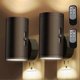 thumbnail image 2 of LED Night Lights Plug into Wall 3 Colors With Remote Control Dimmable Night Lights For Hallway Bedro, 2 of 5