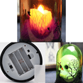 thumbnail image 3 of ER Decoración ligera del arte de la luz de la vela de la luz de la luz del LED de Halloween brillar Electrónica, 3 of 5