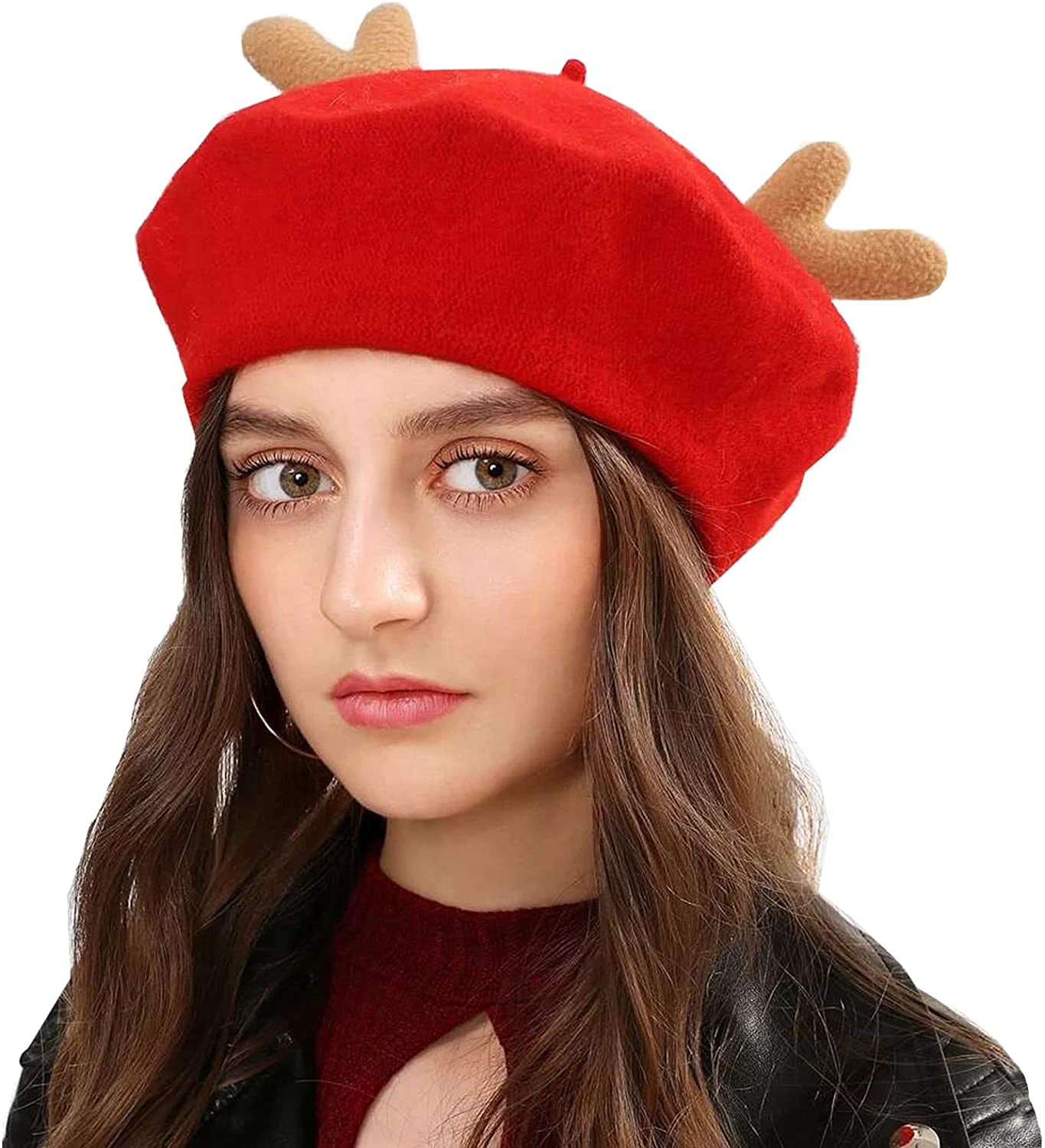 Antlers Christmas Hats for Adults Funny 