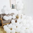 thumbnail image 2 of Globos de látex fuertes de 10 pulgadas para decoración de fiestas, cumpleaños, bodas, aniversarios, Navidad y suministros para arco 080, 2 of 6