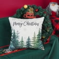 thumbnail image 4 of Christmas Tree Throw Pillow Covers 12x20 Inch Set of 2 Merry Christmas Snowflake Winter Decor Lumbar Cushion Cases for Couch Home Decorations, 4 of 6