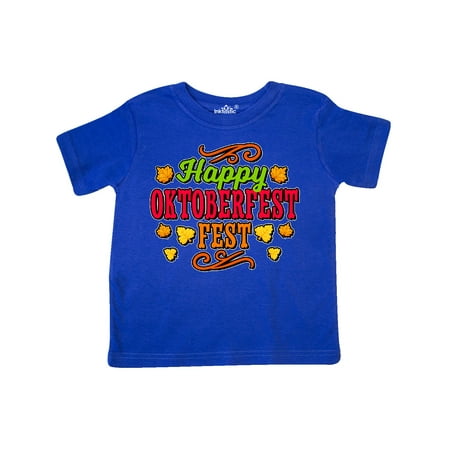

Inktastic Happy Oktober Fest with Leaves Gift Toddler Boy or Toddler Girl T-Shirt