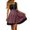 Dark Purple, variant on Women's Tennis Skirts Summer Elegant Bavarian High Waist Corded Apron Skirt for Everyday Occasions Festive Dancewear Pink M
