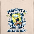 thumbnail image 3 of SpongeBob SquarePants - Property Of Bb Athletic Dept - Women's Lightweight French Terry Long Sleeve Shirt, 3 of 6