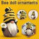 thumbnail image 4 of Decoración de muñecos de peluche de gnomo de abeja YONGSHENG 8.6 pulgadas, 4 of 5
