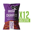 thumbnail image 1 of Gricha 12 Pack Churritos Con Proteina, Sin Gluten, Sin Soya, Sabor Picante, 1 of 6