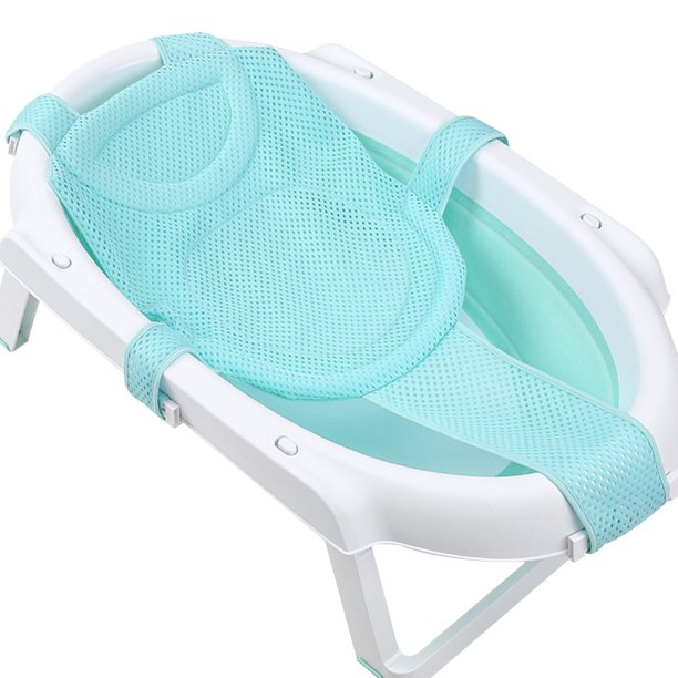 Toplive Baby Bath Seat Support Net Infant Bathing Seat Support Mat, Adjustable Comfortable Non