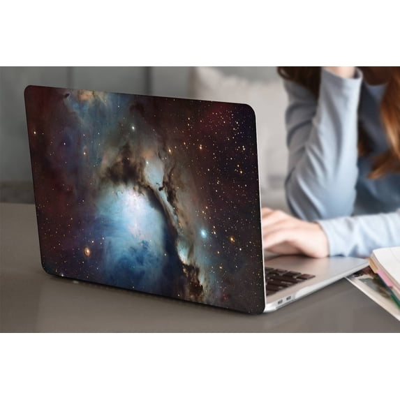 KSK KAISHEK Hard Shell Cover Compatible MacBook Air 13.6" m2 with Touch Bar Type C + Black Keyboard Cover Model: A2681 (Galaxy A 0588)