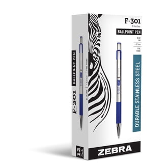 Zebra Classic Z-Grip Flight Balpennen - 1.2mm - Blauwe Inkt - Pack van 6