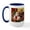 White/Navy Inside, variant on CafePress - Santa's JRT Large Mug - 15 oz Ceramic Large White Novelty Mug