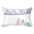 thumbnail image 3 of Playful Pets Pattern Soft Plush Pillow Cover, Zippered Design, Comfortable for Bedroom and Sofa, 3 of 9