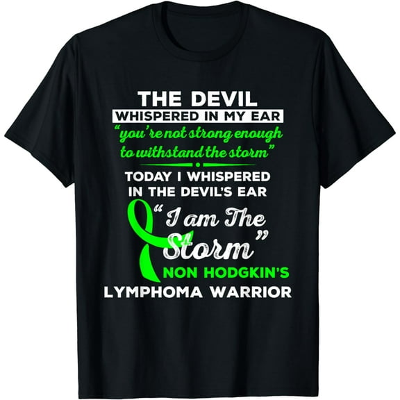 I Am the Storm Non Hodgkin's Lymphoma Warrior T-Shirt