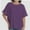 Purple, variant on Women's Casual Short Sleeve Crew Neck T-Shirts