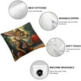 thumbnail image 4 of Acheng Cool Kangaroo Throw Pillow Covers  Home Decor Pillow Cases Sofa Bedroom Living Room Pillow Cover  2pcs White, 4 of 6
