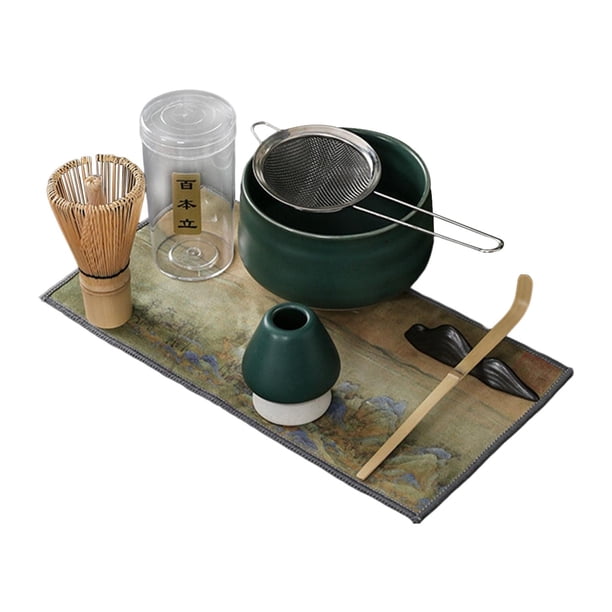 Juego de Matcha, de Matcha, Cuchara Tradicional, Cuenco de Matcha, Soporte de de Cerámica Juego de de Matcha Hecho a Mano Gloria Ceremonia de Batir Matcha