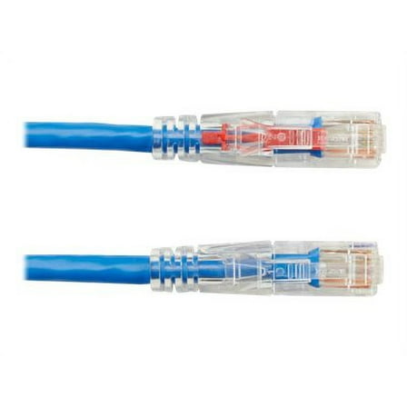 Black Box GigaTrue 3 CAT6 550-MHz Lockable Patch Cable [UTP], Blue, 30-ft. [9.1-m] (c6pc70-bl-30)