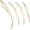 Gold, variant on 4 Pieces Retighten Tool, Dreadlock Tool for Hair, Dreadlock Crochet Needle, Loc Crochet Needle for Hair Extensions Styling Loc Maintenance(Gold)
