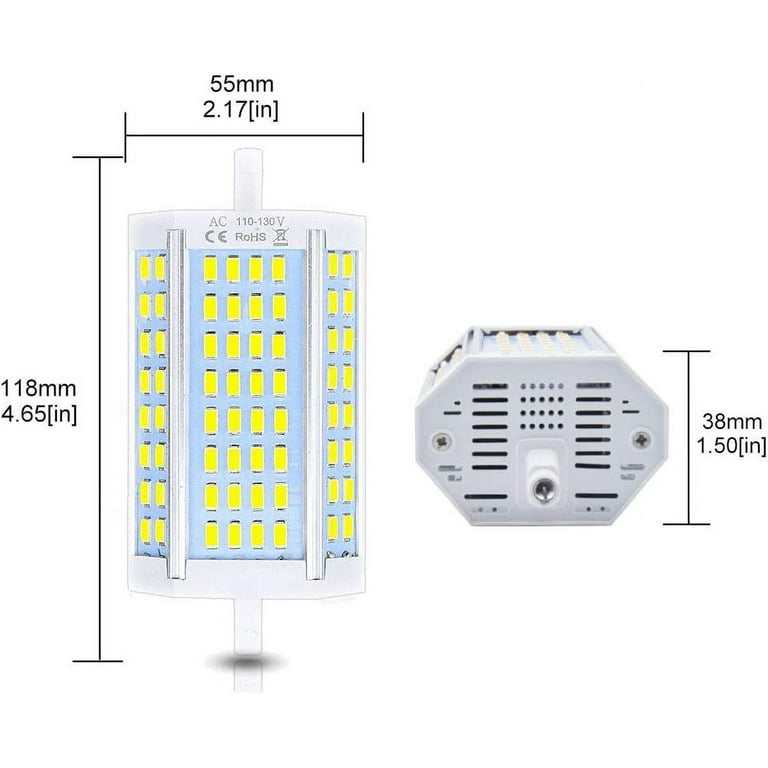 Dimmable 118mm R7S LED Bulbs - 30W J118 LED Lamp Replacement, Ceiling  Light, Floor Lamp 