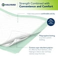 thumbnail image 4 of HALYARD Premium Disposable Underpads, 30 x 36 Inches Chux Pads - Light Green, Case of 50 - Incontinence Bed Pads for Adults with Airlaid Core for Moisture and Odor Control, 4 of 8