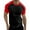 Hot Pink, variant on Color Block T Shirts for Men 2026 Summer Casual Short Raglan Sleeve Crewneck Tee Shirt