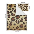 thumbnail image 5 of Leopard Print Duvet Cover and Pillowcase Set for Single Bedding, Bedroom Accessories for Kids Teens, 5 of 5