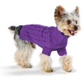 thumbnail image 1 of ORUYROP Dog Sweater Turtleneck Purple Size #12, 1 of 4