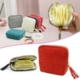 thumbnail image 2 of Jewelry Organizer Case With Zipper & Tassel, Compact Travel Jewelry Bag Portable Organizer, Midnight Travel Jewelry Case, 5 Compartments & Ample Space, For Travel & Everyday(Red,5.1x4.3x1.2"), 2 of 9
