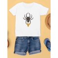 thumbnail image 3 of Funny Cute Spider W Heart T-Shirt Juniors -Image by Shutterstock,  Medium, 3 of 4