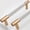 Bronze and Nickel Knurled, variant on 12 Pack 5 Inch 128 mm Knurled Cabinet Handles Cabinet Pulls Aluminum Handles Pulls Gold and Black Oxidation Finish with Diamond Pattern 6" Length (5" Hole Center)