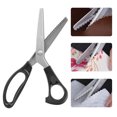 thumbnail image 4 of Stainless Steel Tailor Scissors,Stainless Steel Wave Cutting Tailor Scissors Sewing Scissors Crafted with Care, 4 of 11