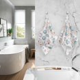 thumbnail image 6 of Dreamtimes Watercolor Rabbits Patterned Hand Towels 2 PCS, Cotton Bath Towel for Drying Face Hands Body Decorative Water Absorbent Lightweight Towels for Bathroom Ktichen Travel Gym,16"x28", 6 of 7