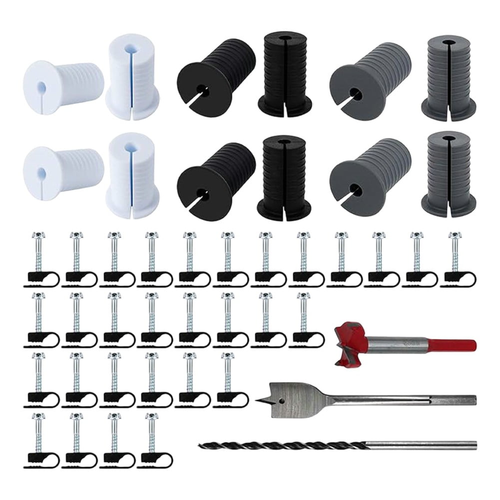 yaaqii for Starlink Cable Routing Kit: 6 Grommets & Drill Bits for Neat Installations!